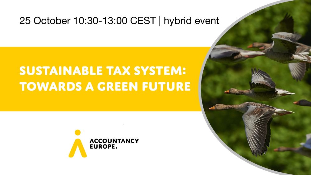 Sustainable tax system: towards a green future