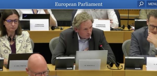 Wim Bartels joins JURI Committee’s hearing on sustainability reporting obligations